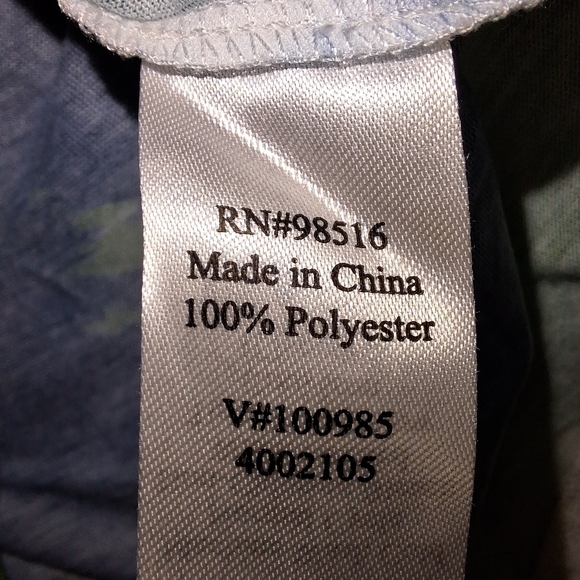 Coldwater Creek polyester ladies semi-sheer top on a size small. - Picture 5 of 5